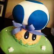 Toad Mario Cake