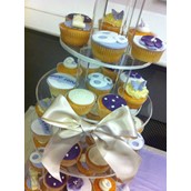 Purple Themed Cup Cakes
