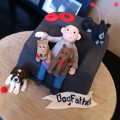 Dog Father Chair Cake