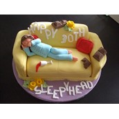 Sleepy Head Couch Cake