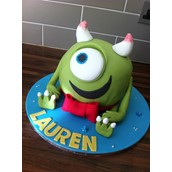 MONSTERS INC MIKEY LICKY LIPS CAKES LIVERPOOL