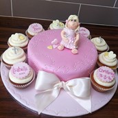 Christening Cake Licky Lips Cakes Liverpool