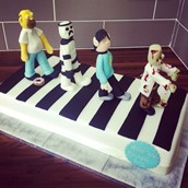 Abbey Rd Zebra Crossing Cake Licky Lips Cakes Liverpool