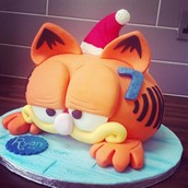 Garfield Cake Licky Lips Cakes Liverpool
