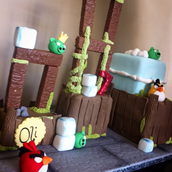 Angry birds cake - Licky lips cakes liverpool