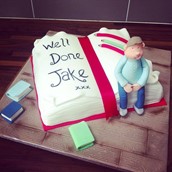 Well Done congratulations you've passed cake - licky lips cakes liverpool