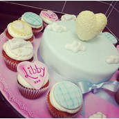 Heart And Clouds Cake 2 Licky Lips Cakes Liverpool