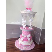 Carousel Christening Cake With Lights 2 Licky Lips Cakes Liverpool