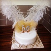 5Oth Gold Birthday Cake Licky Lips Cakes Liverpool